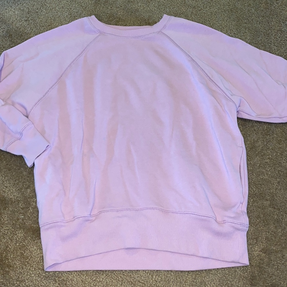 Oversized lilac crew from aerie
